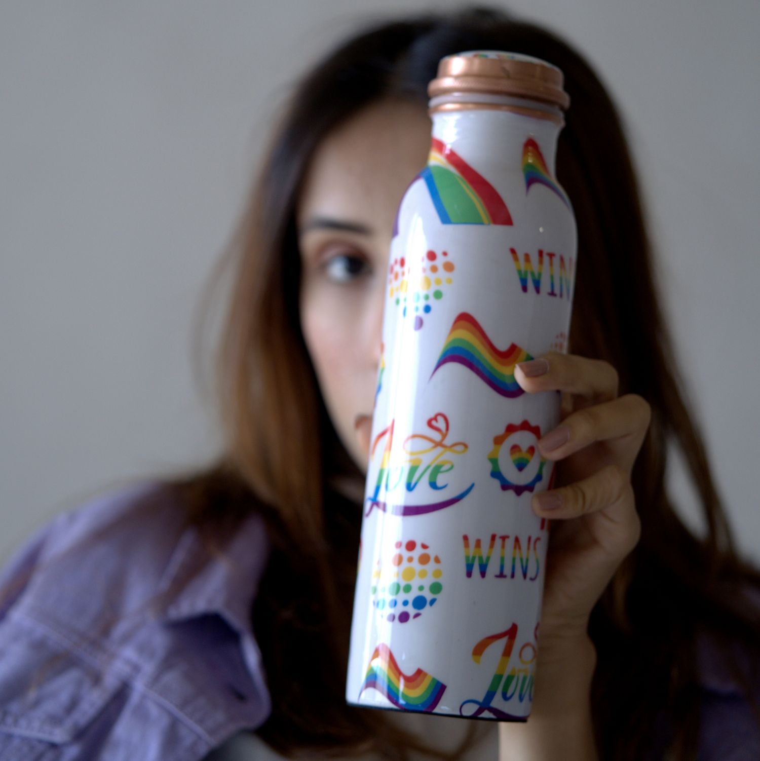 Water Bottle: Welcome Diversity Pride