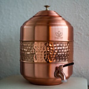 Copperwell Textured Matka with Stand
