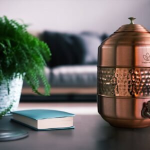 Copperwell Diamond Matka with Stand