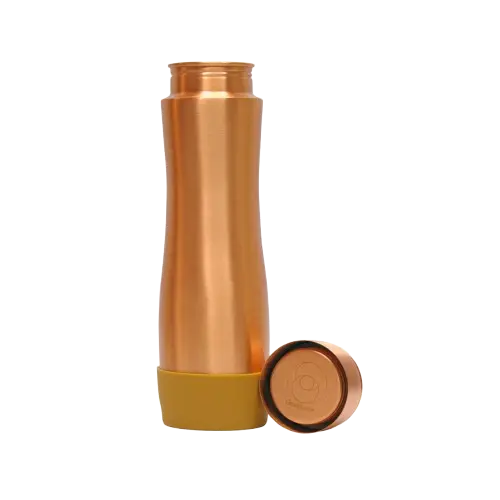 Smooth copper water bottle
